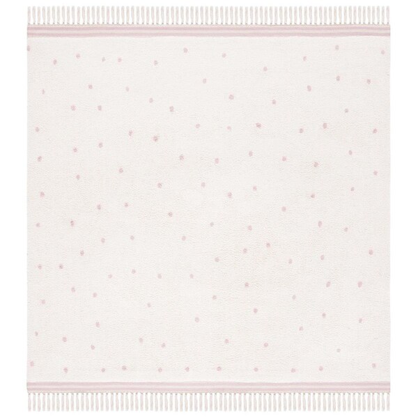 Safavieh 3 x 5 ft. Easy Care Transitional Hand Woven Rectangle Rug Ivory & Pink ECR212U-3 - main